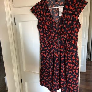 🔸🔹Zip front dress NWT💙🧡